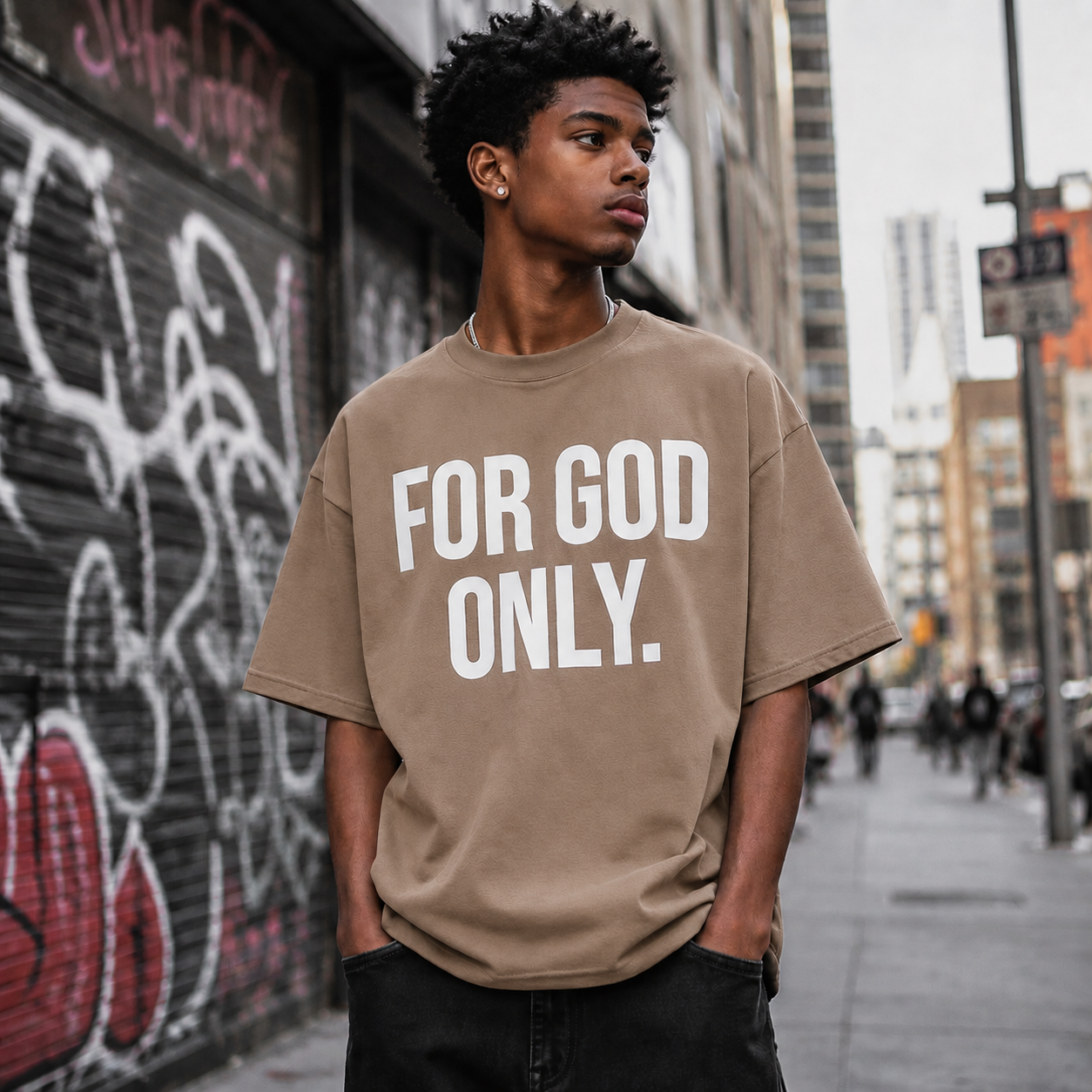 For God Only - Brown Box T-Shirt