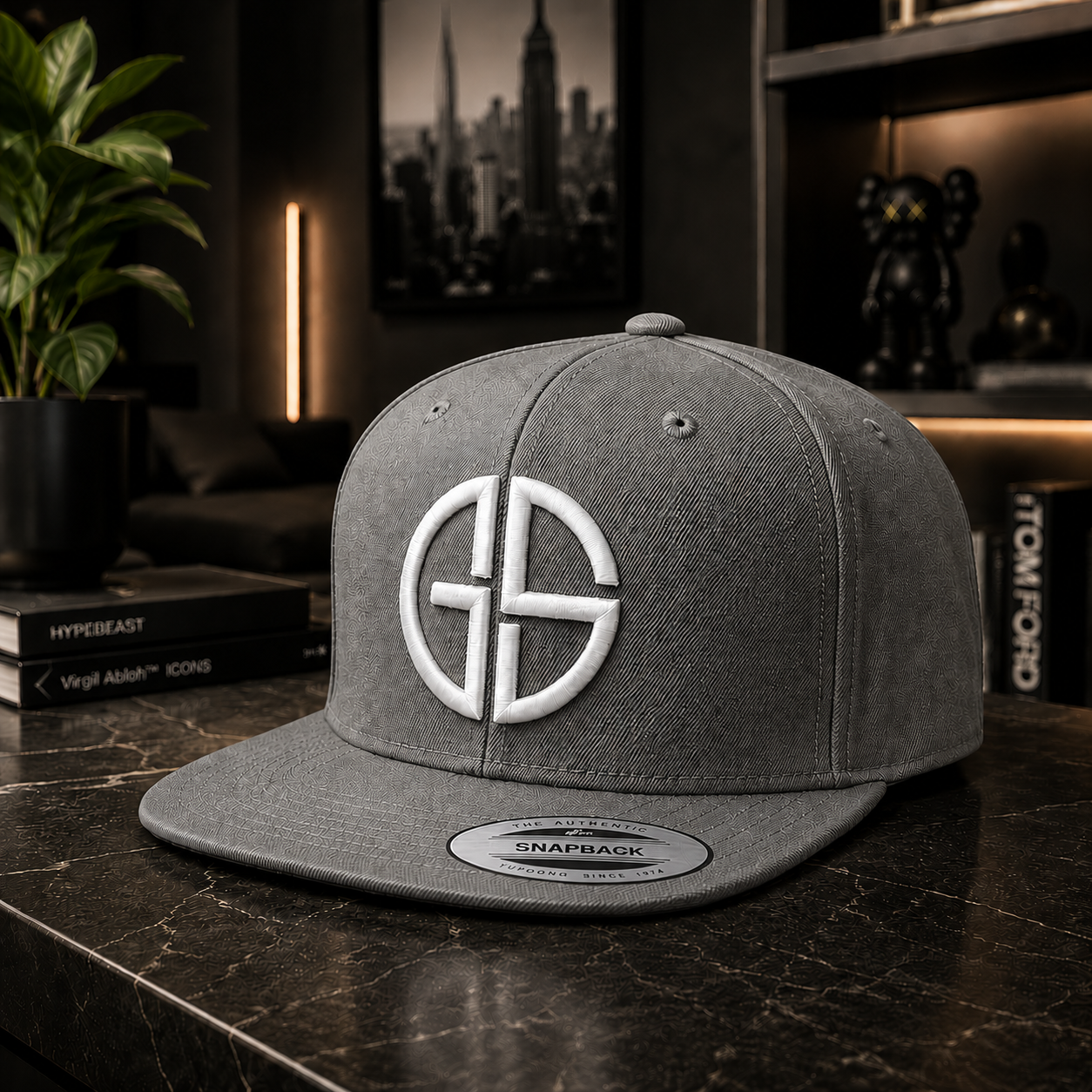 Grey Snapback