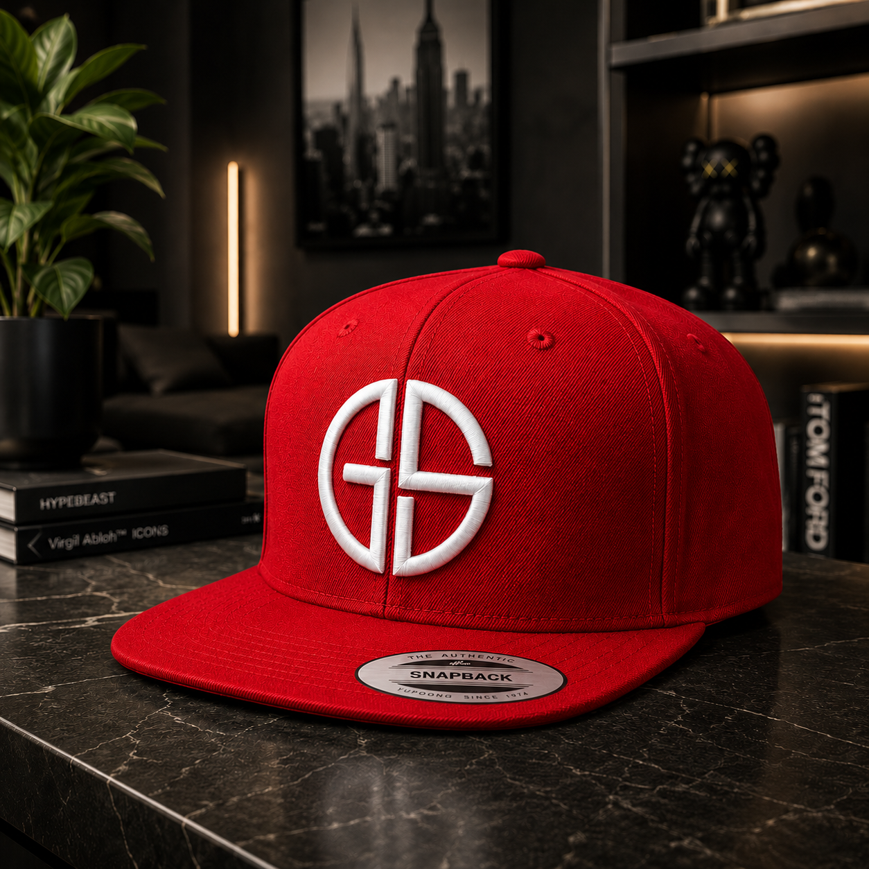 Red Snapback