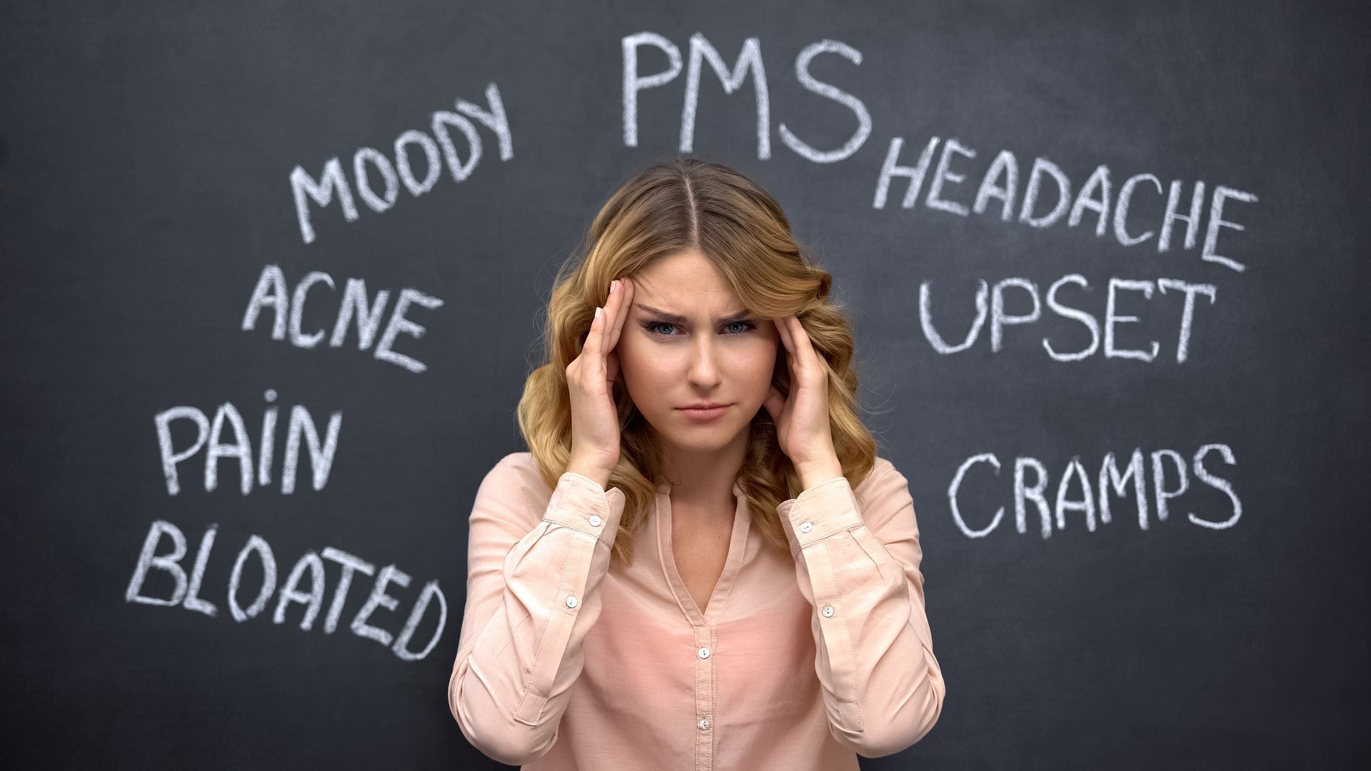 Woman Experiencing Hormonal Imbalance