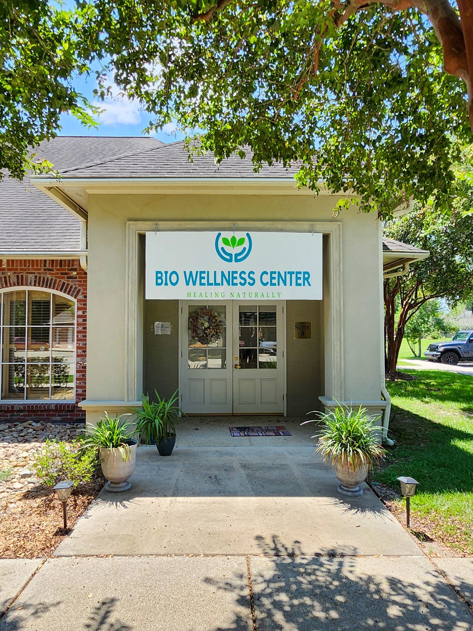 Bio Wellness Center office front door 