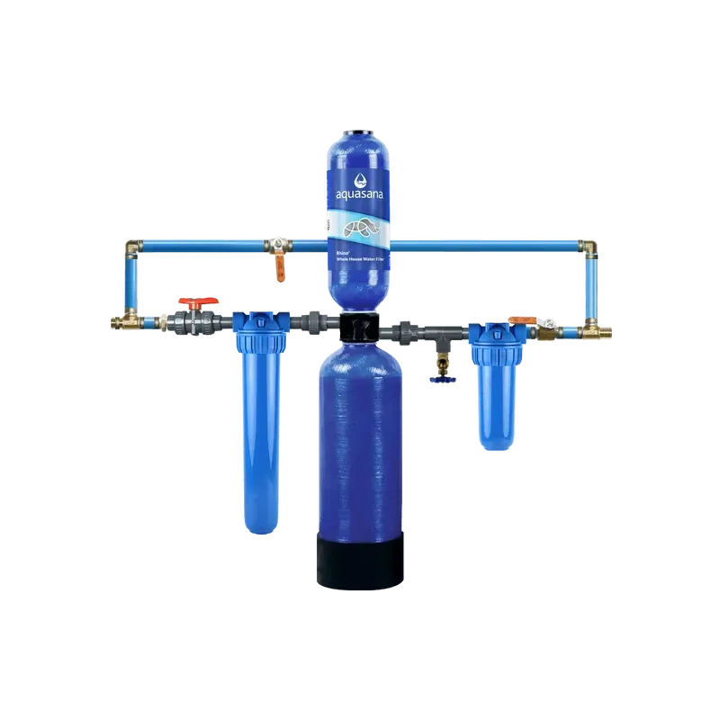 A home water filtration system