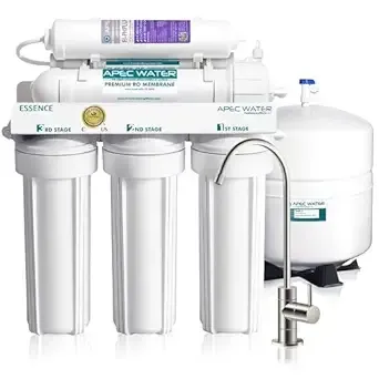 It is a water filter with a faucet attached to it.