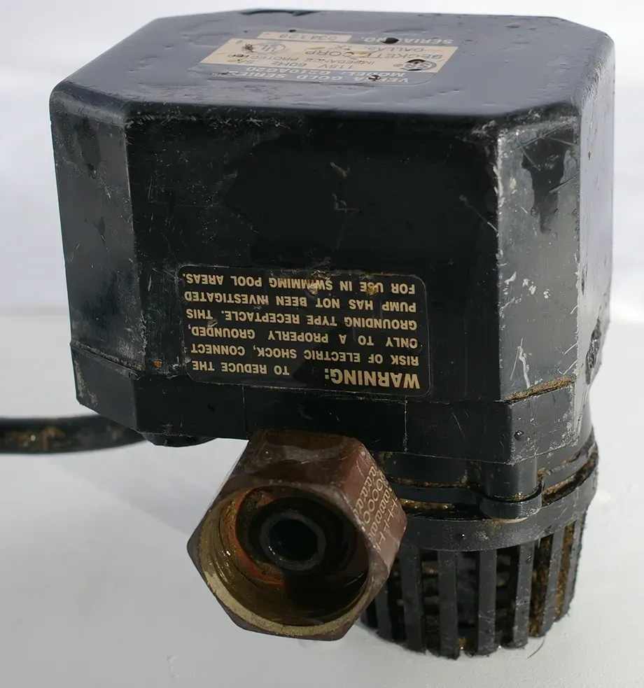 a person is working on an energyguide water heater