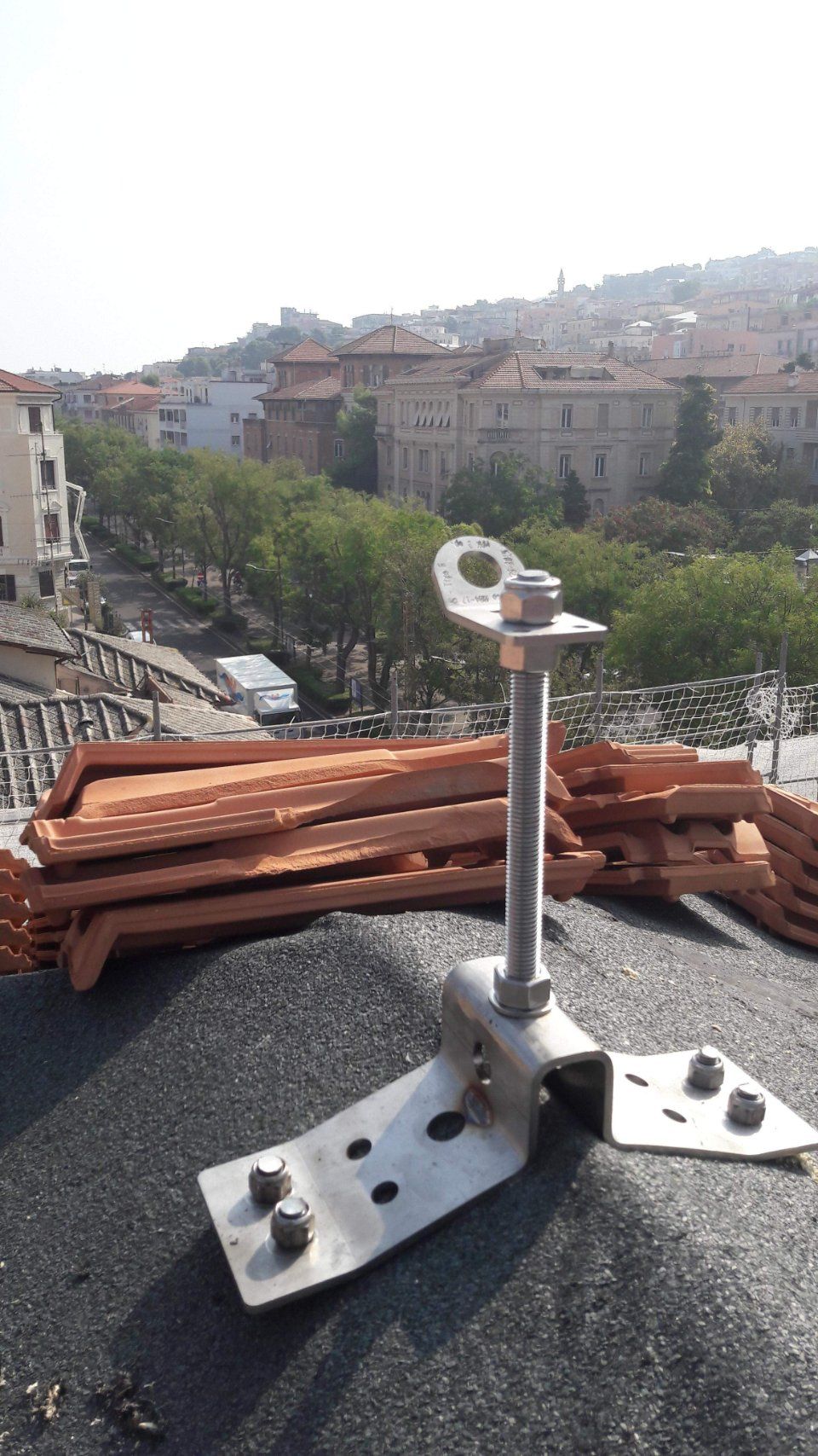 linee vita in un tetto