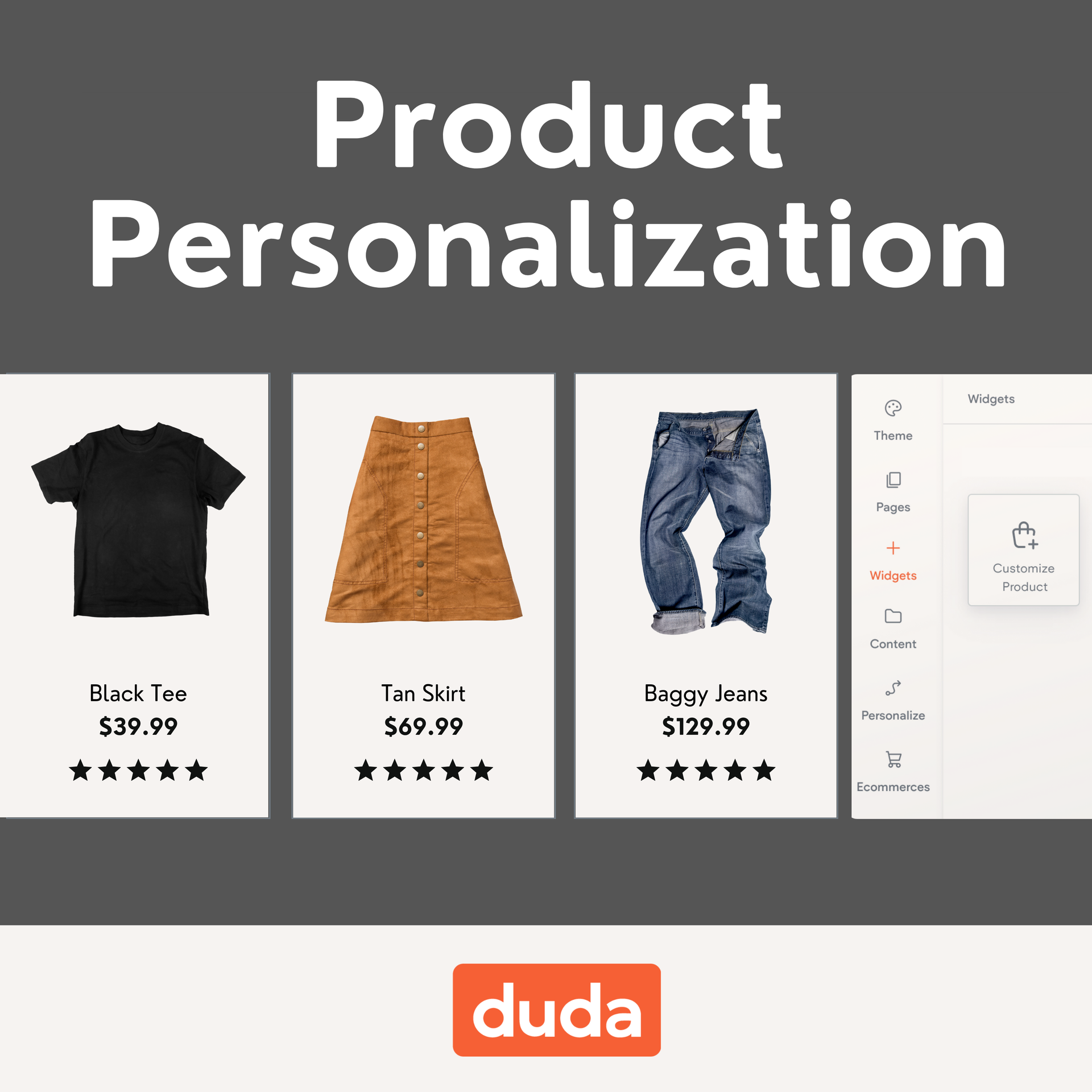 Duda E-Commerce Just Got Even Better: Unlock the Power of Product Personalization!