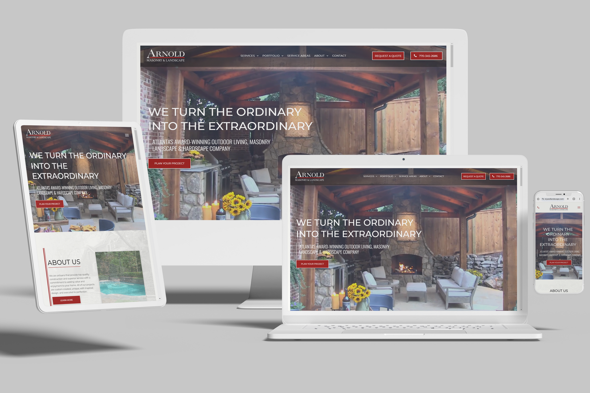 Atlanta Masonry and Landscape Website