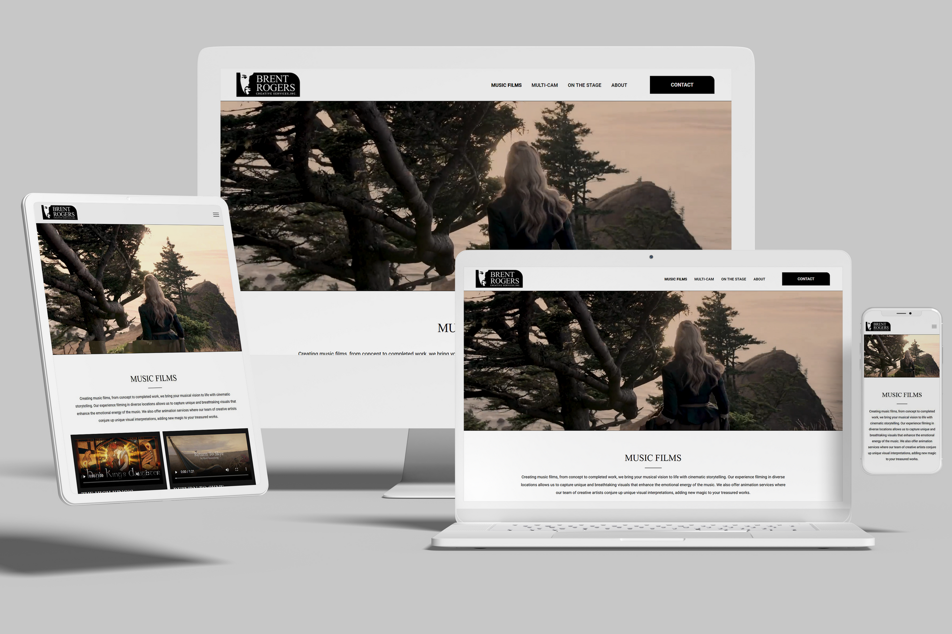 New Duda Website for Music and Film Producer