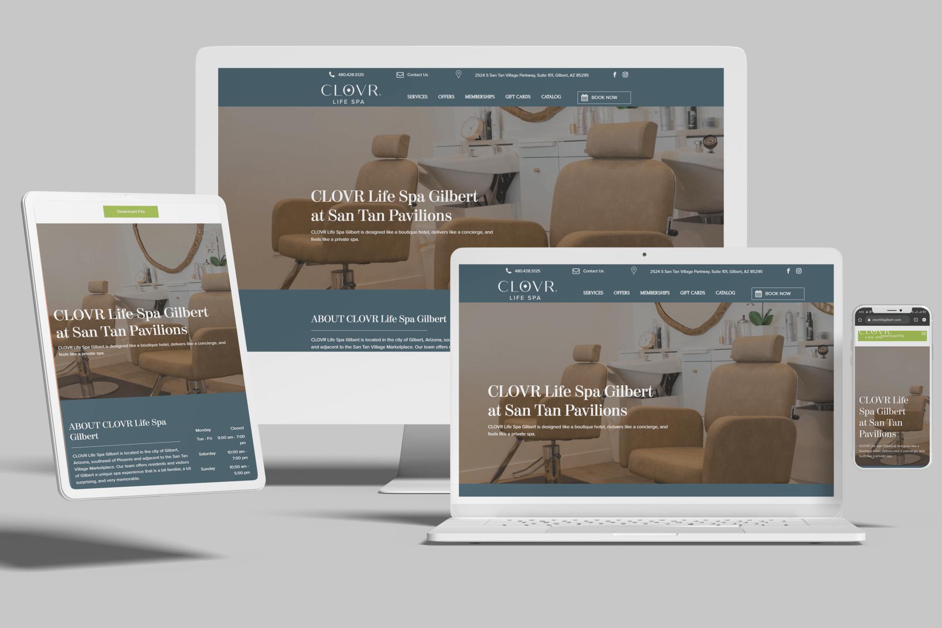 Duda Spa Website