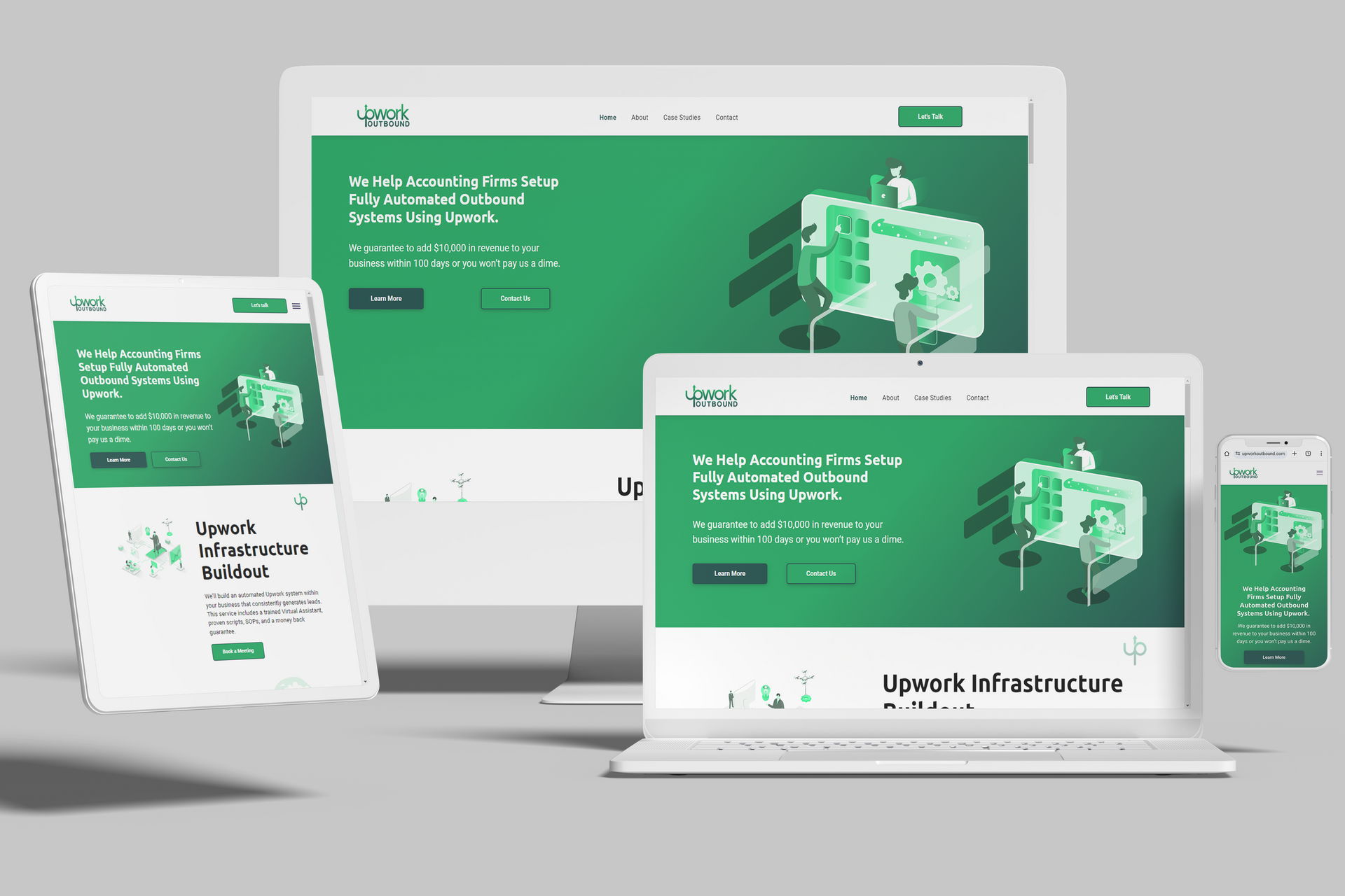 Duda B2B Consulting Firm Website