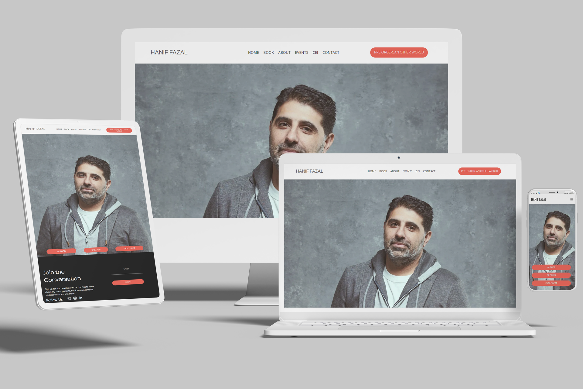 Duda Book Promotion Website