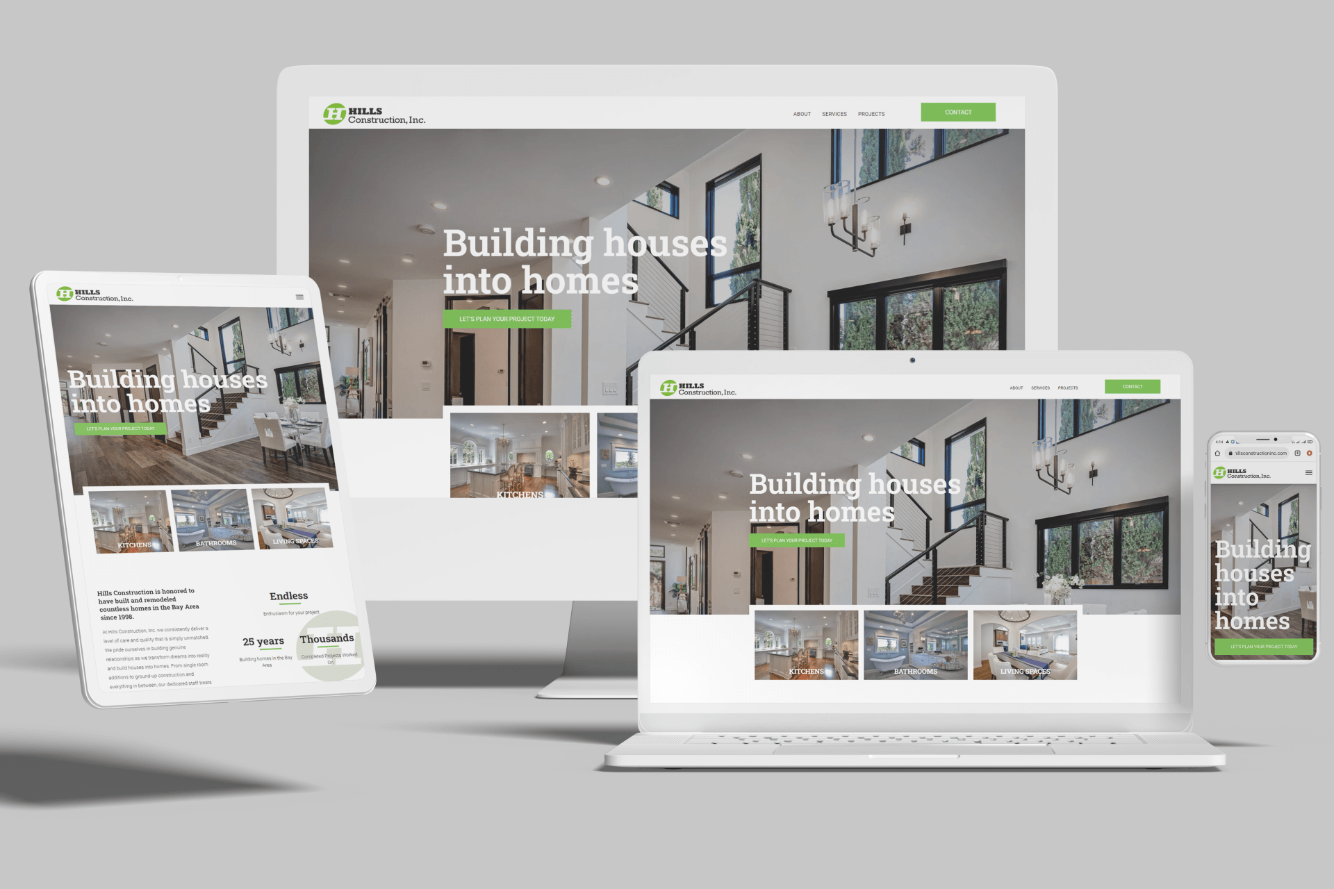 Duda High-End Home Building Website
