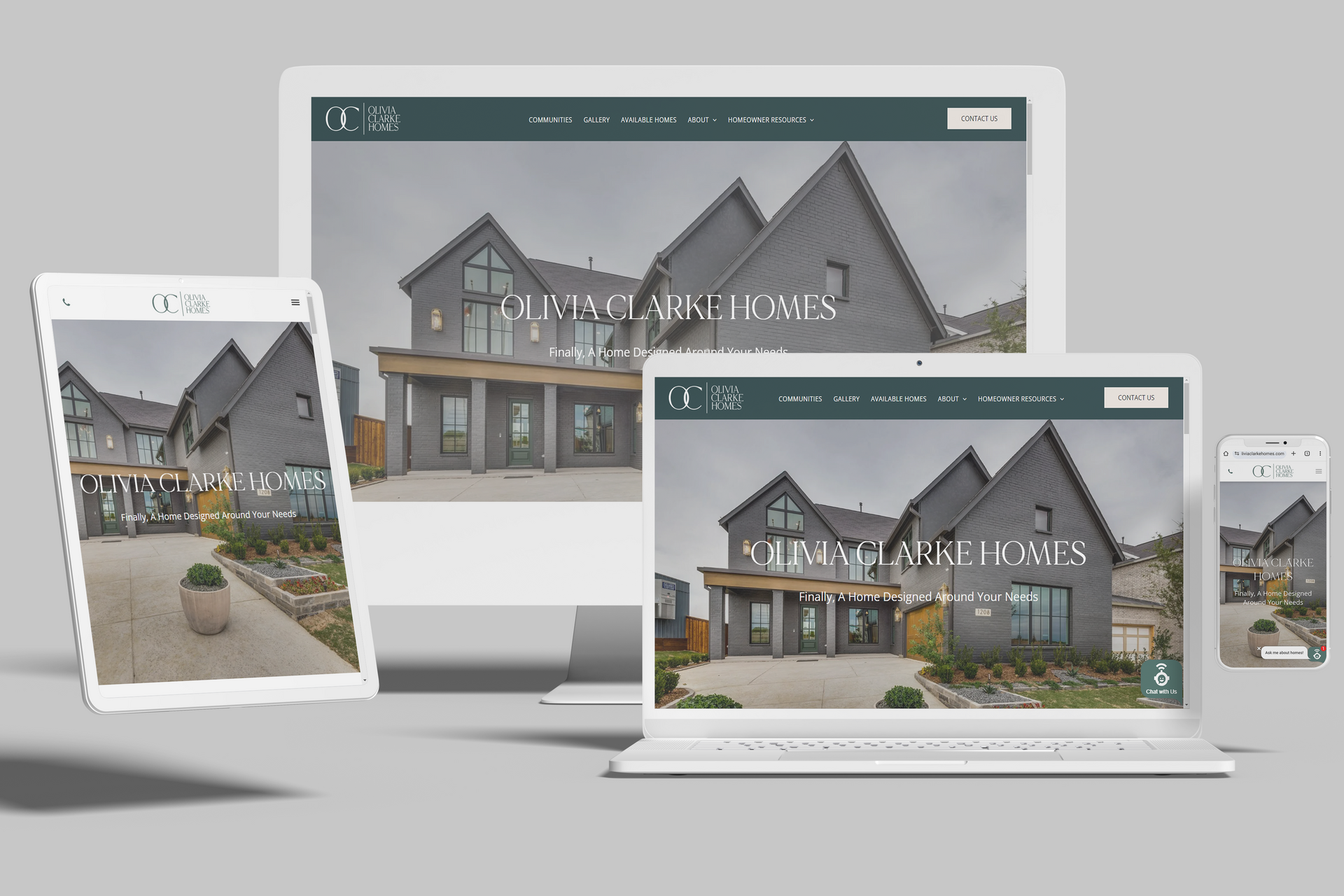 Duda High-End Website for Texas Home Builder