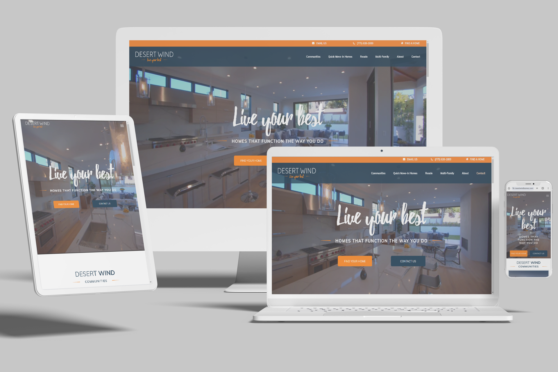 Duda Nevada Home Builder Website