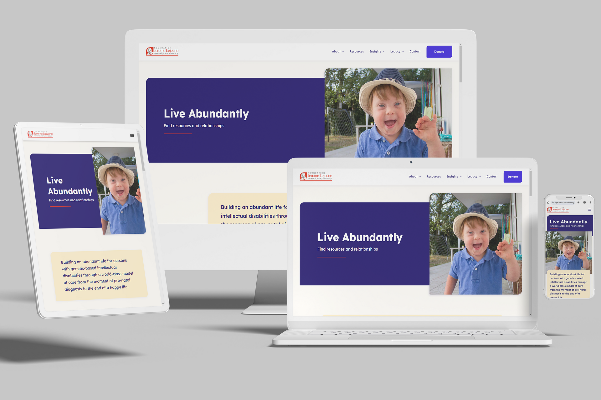 Duda Nonprofit Website for Individuals with Disabilities