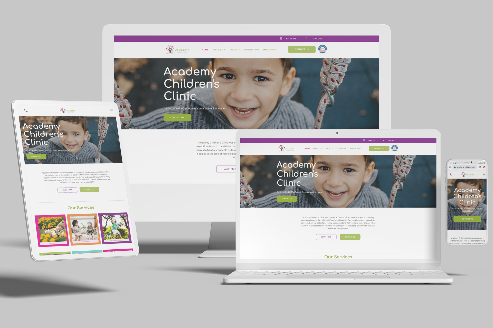 Duda Pediatrician’s Office Website