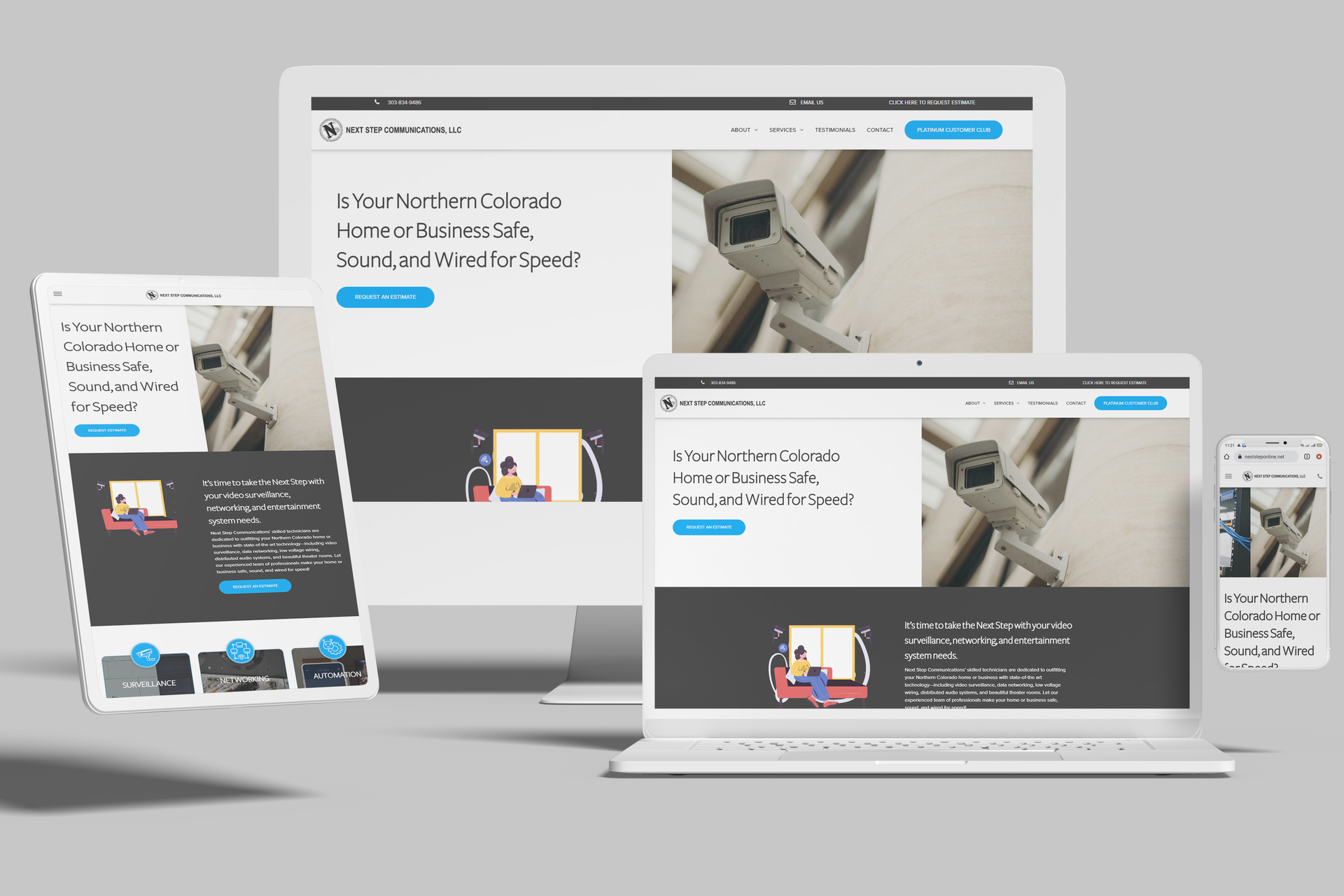 Duda Surveillance and Networking Provider Website