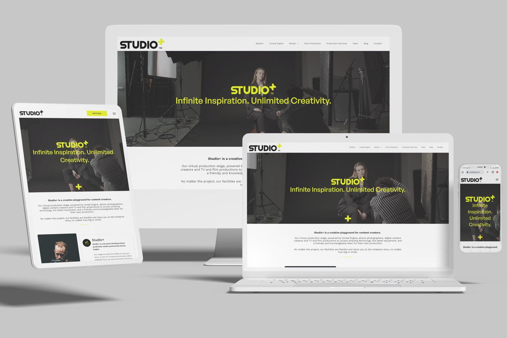Duda Virtual Production Studio Website
