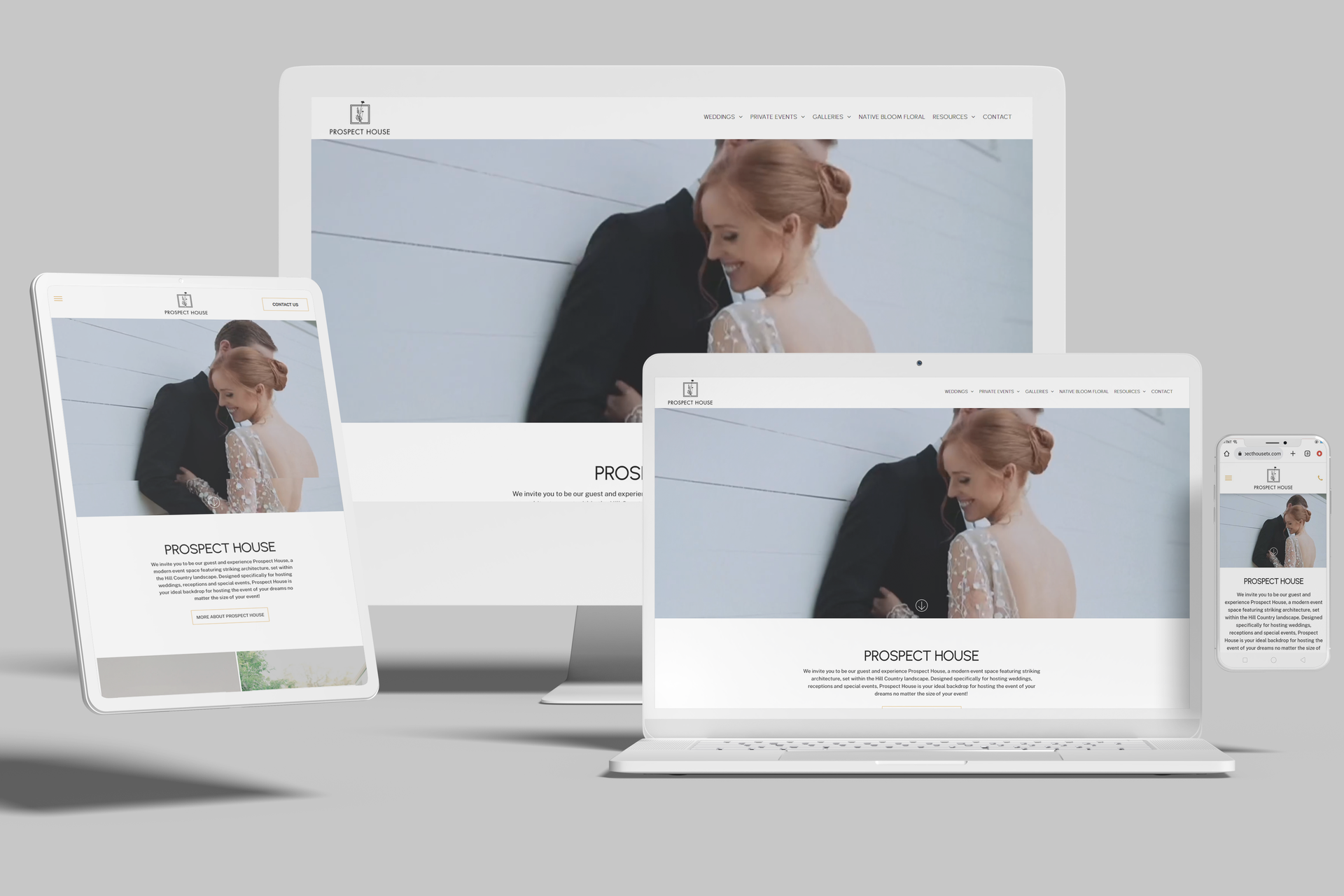 Duda Wedding and Special Events Venue Website