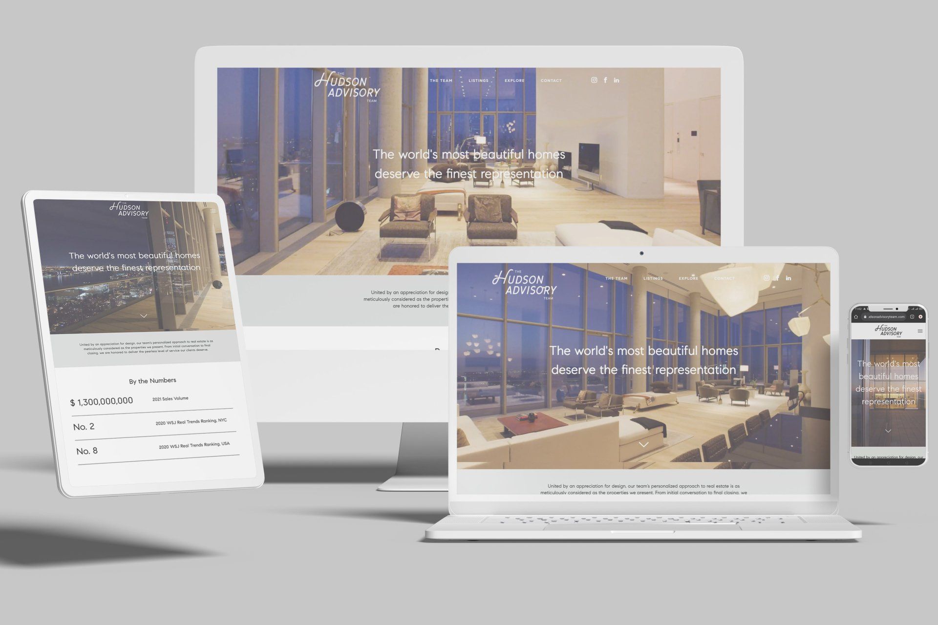 Duda Luxury Real Estate Website Example