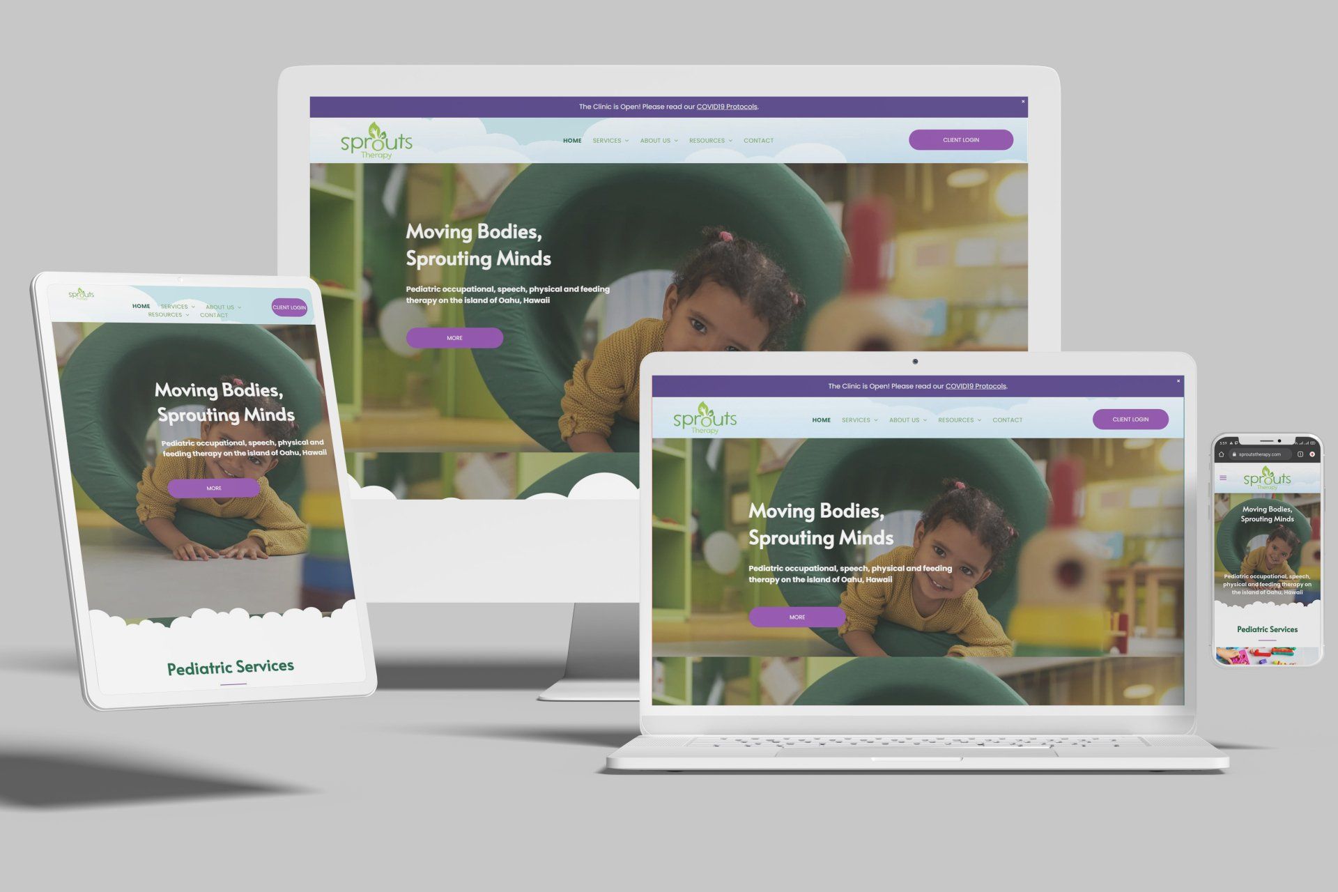 Duda Website for Children’s Therapists