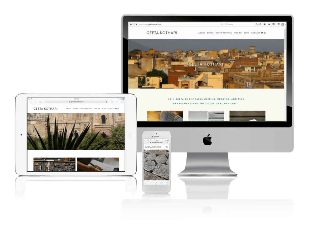 Squarespace Author Website