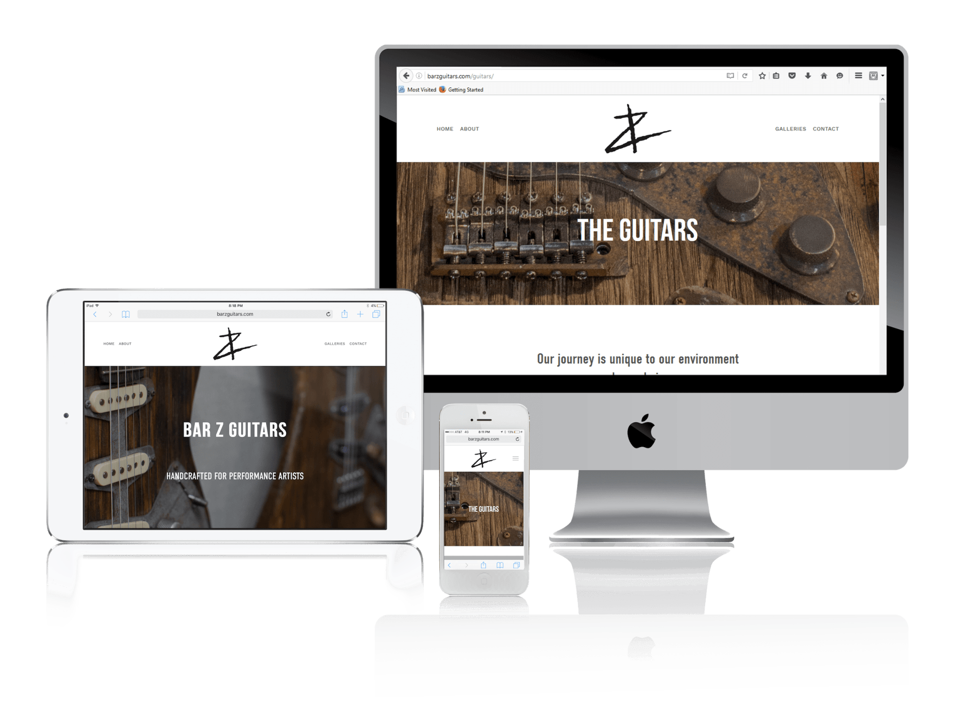Squarespace for Handmade Guitars