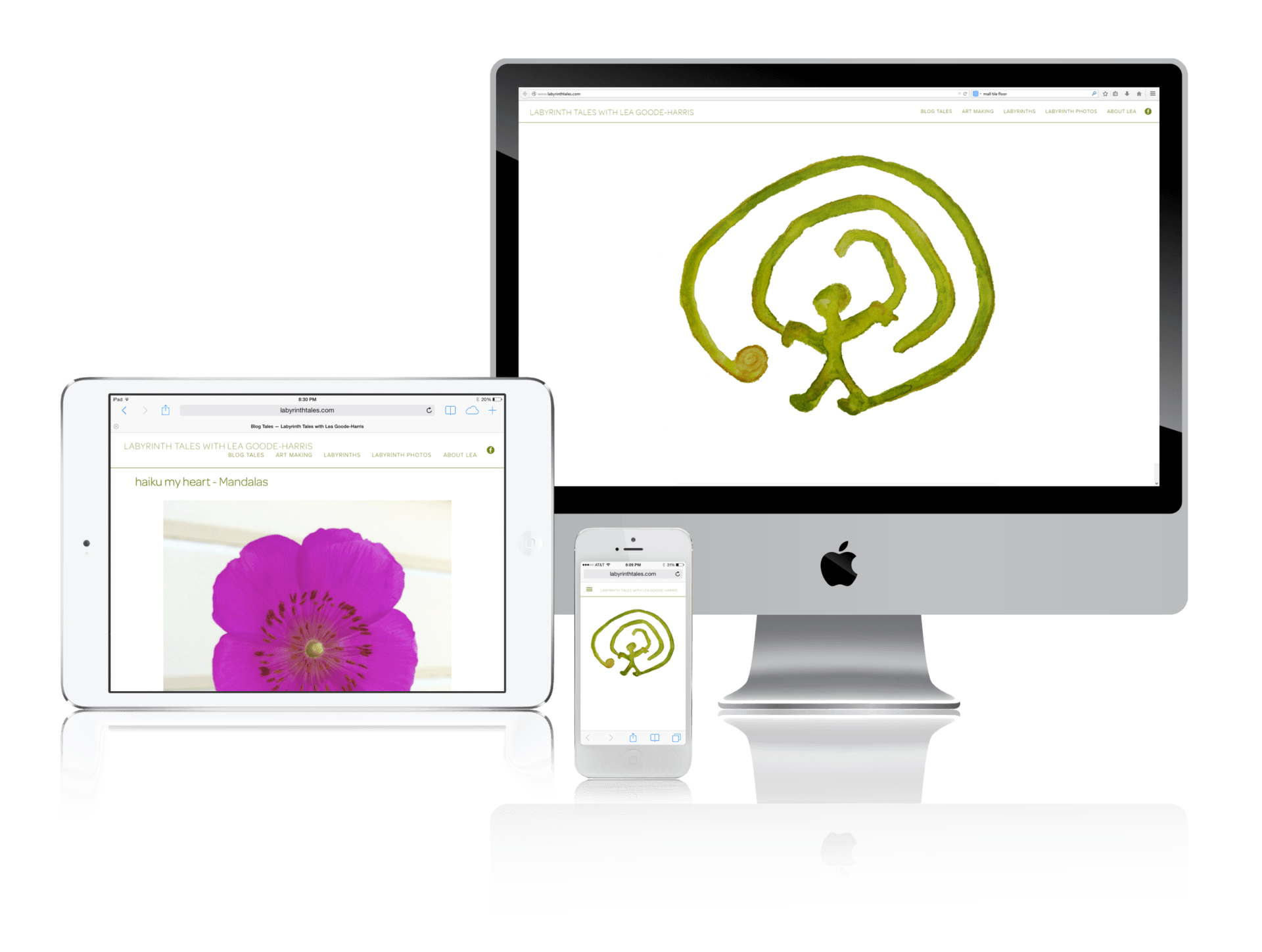 Squarespace for Labyrinths