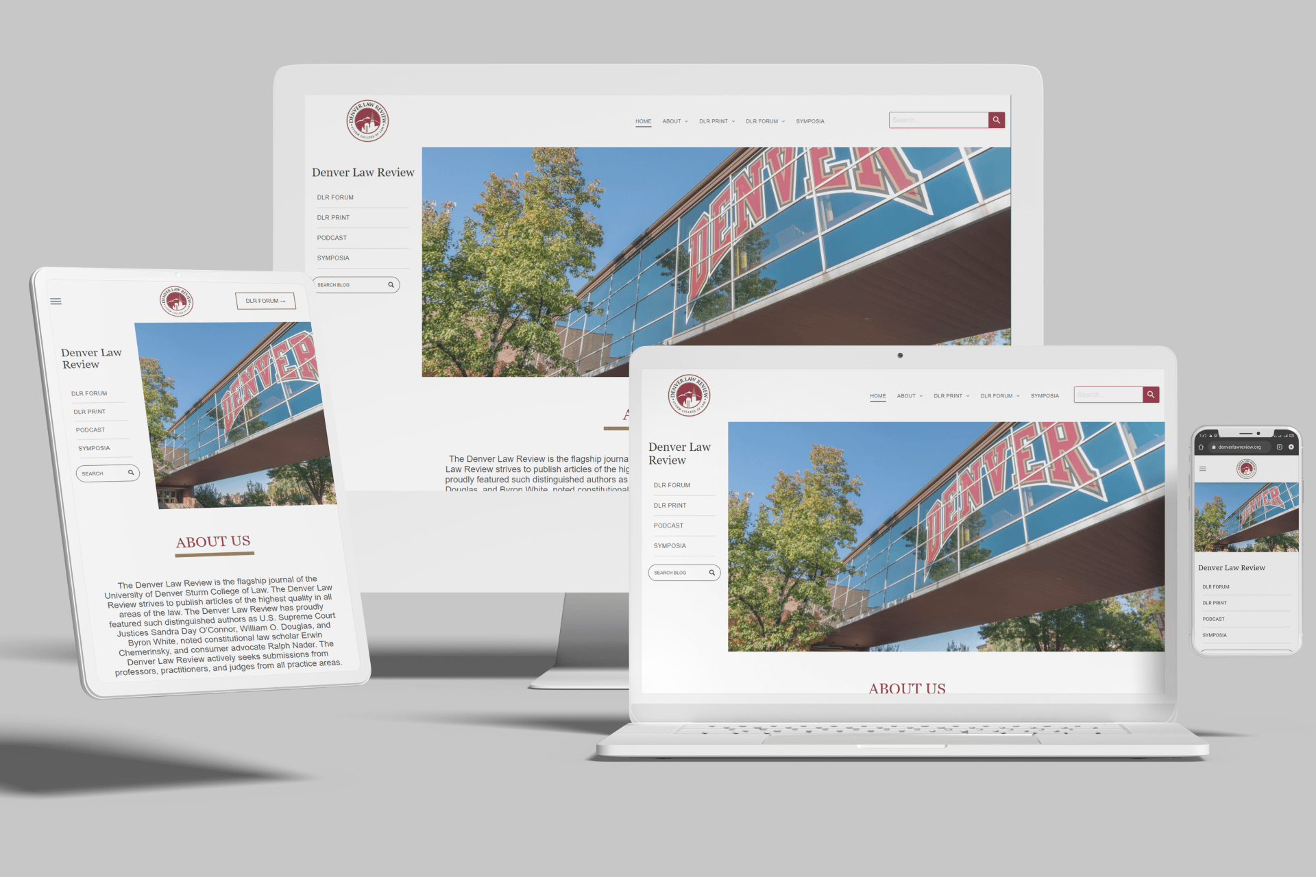University Law Blog Duda Website