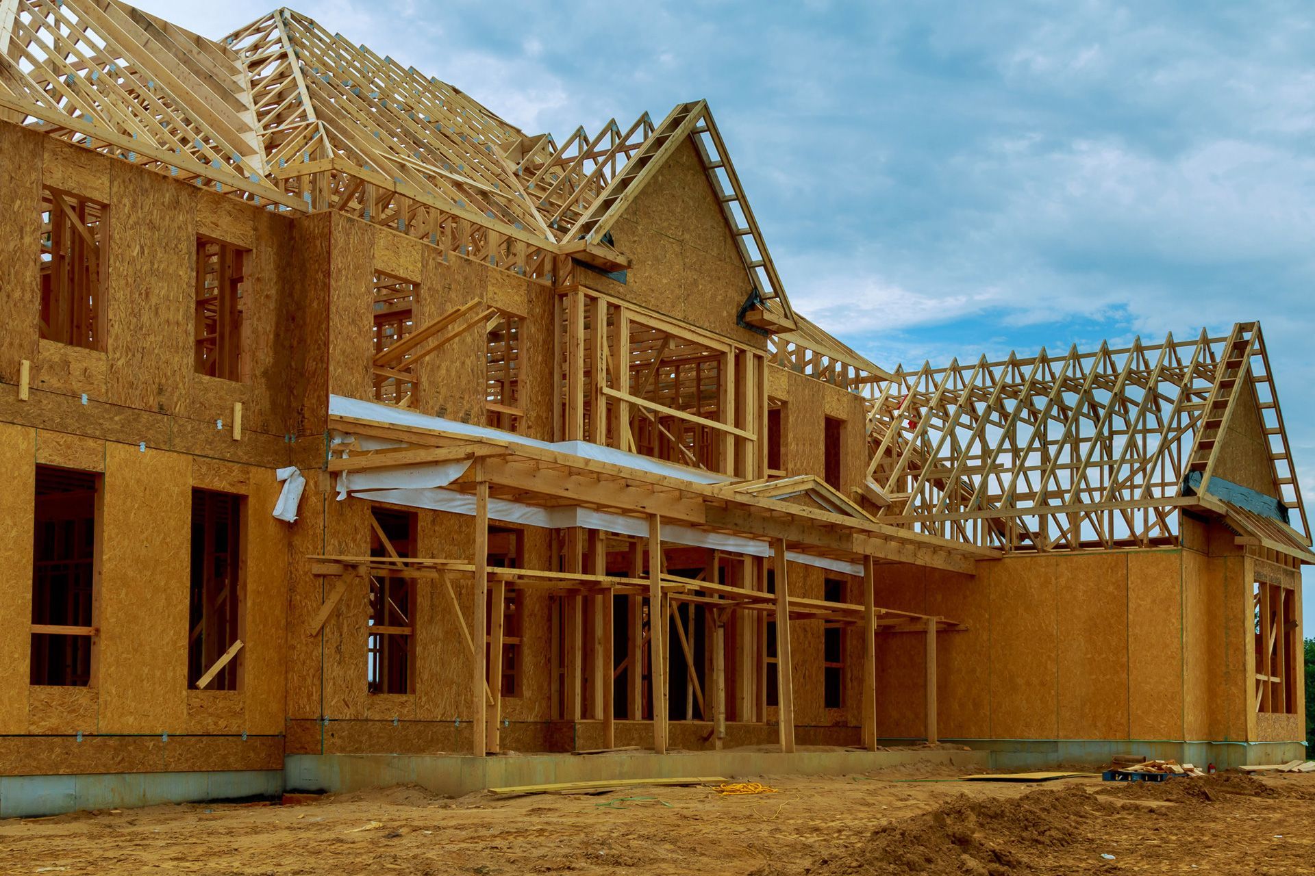 reviewing new construction home before closing