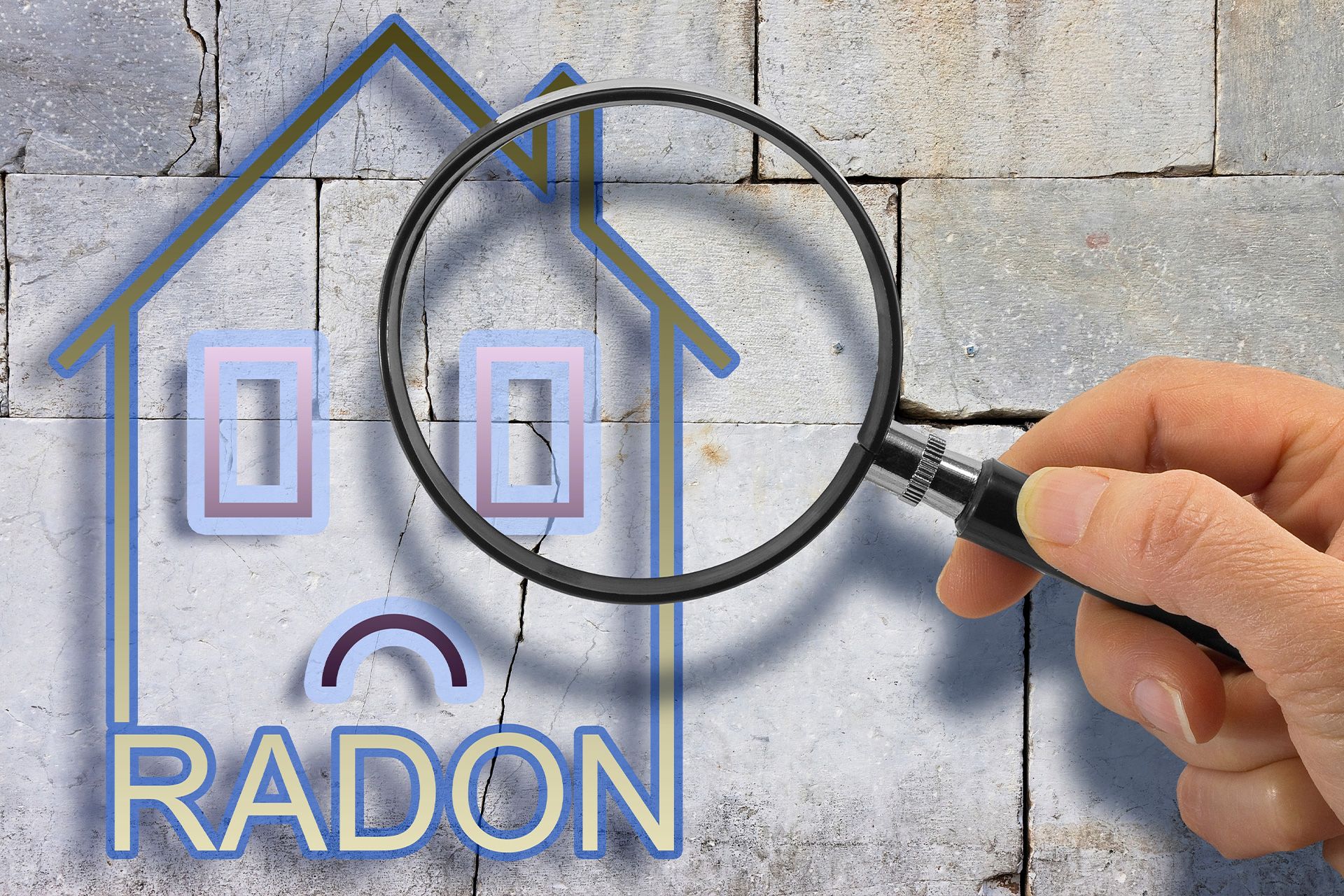 professional radon testing device
