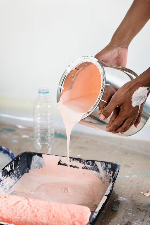 Couple Painting The Wall — Sioux Falls, SD — Norberg Paints