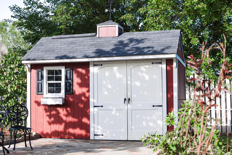 New shed rooftop