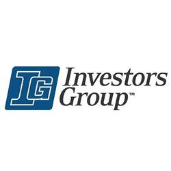 Investors Group logo: Blue square with 