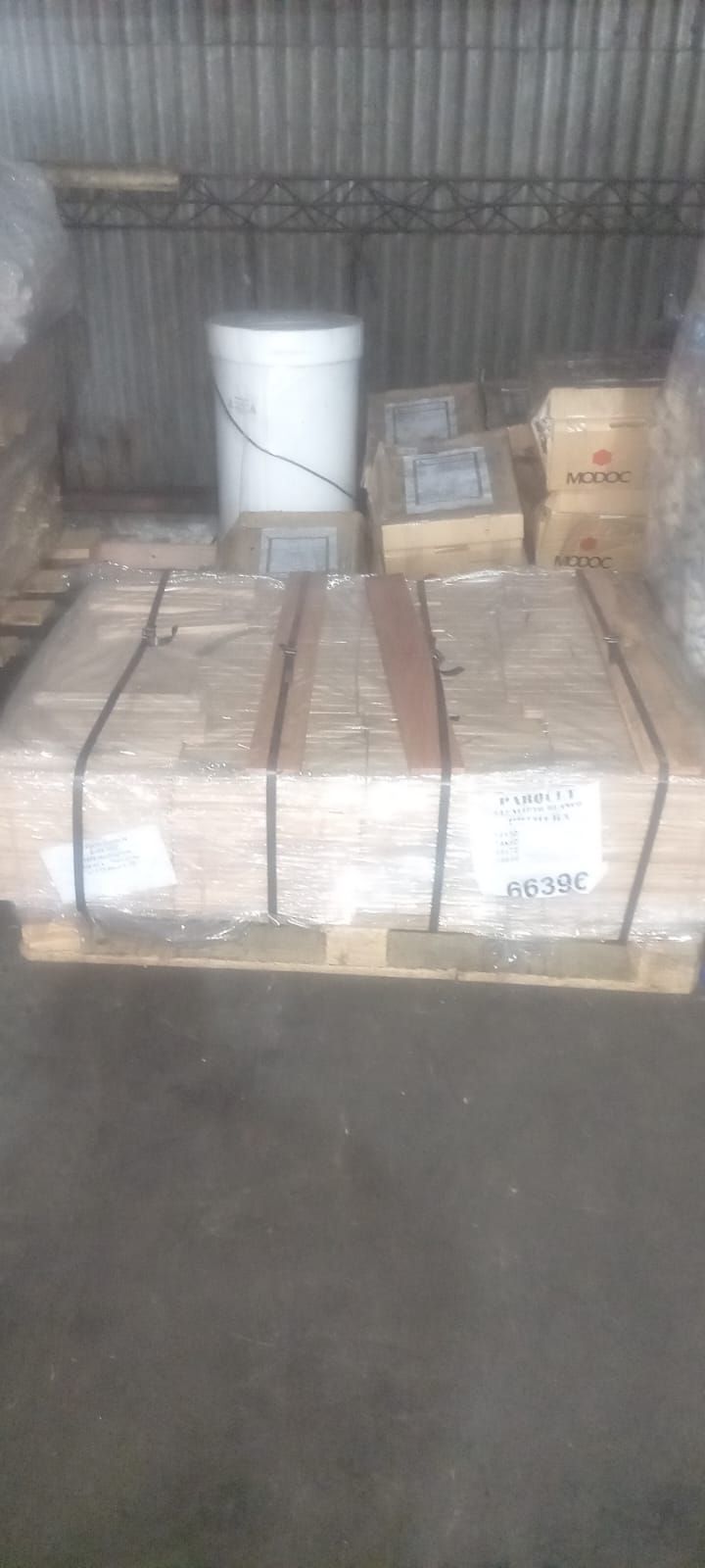 Mercadería paletizada