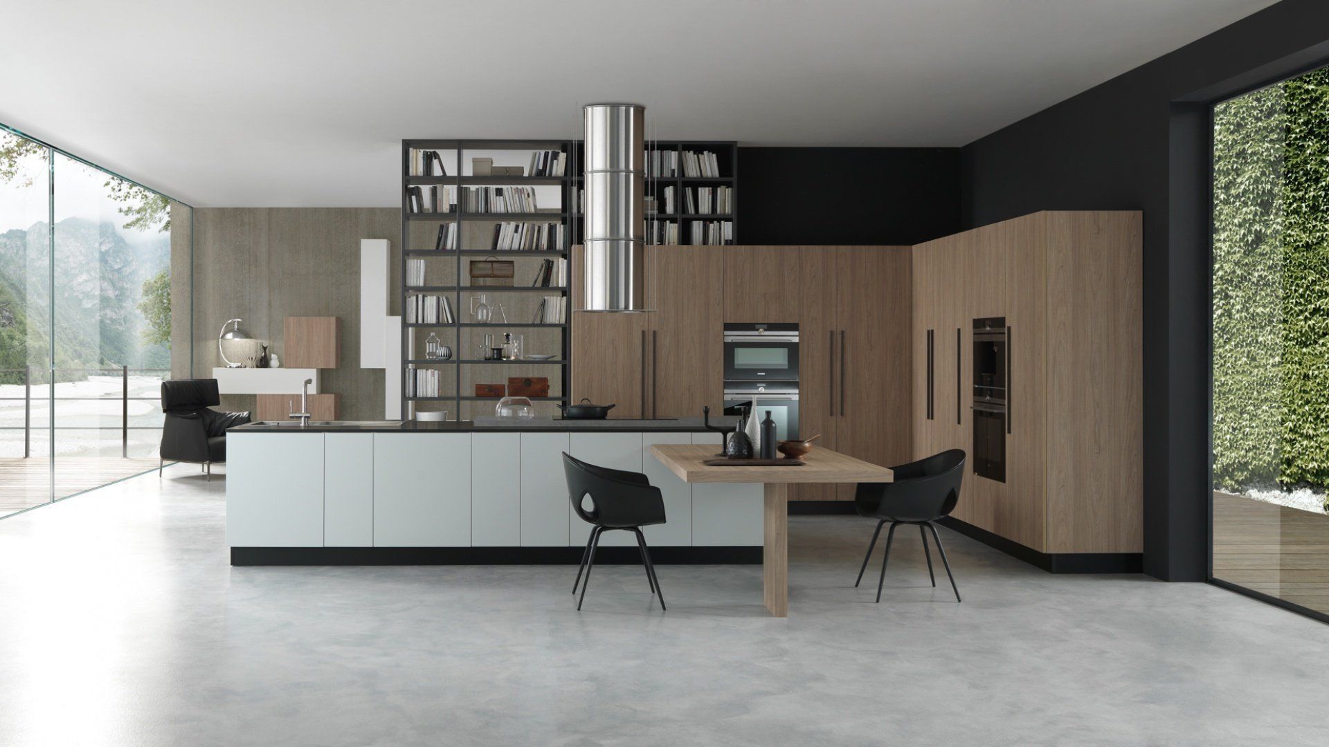 cucina con penisola