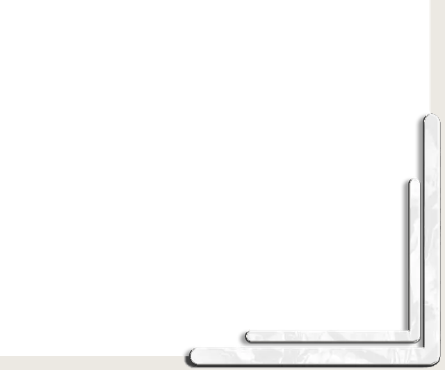 Corner of a blank white page with a gray L-shaped border and layered paper edges