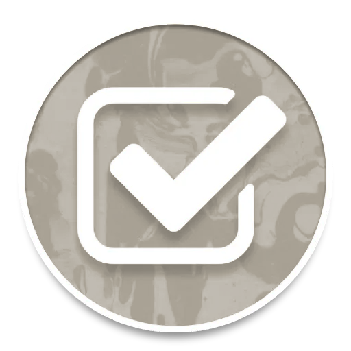 Yellow checkmark inside a rounded square icon