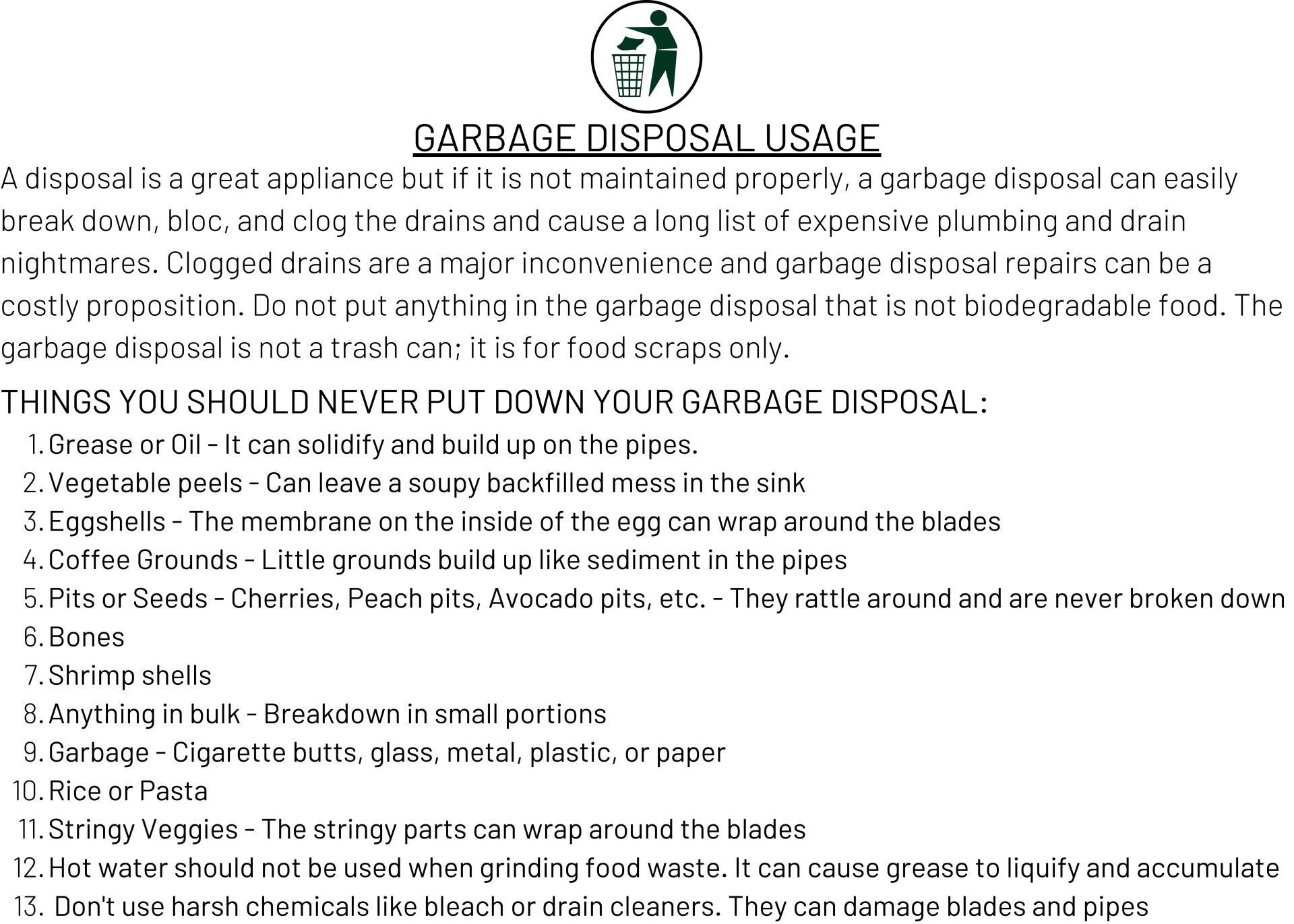 Garbage Disposal