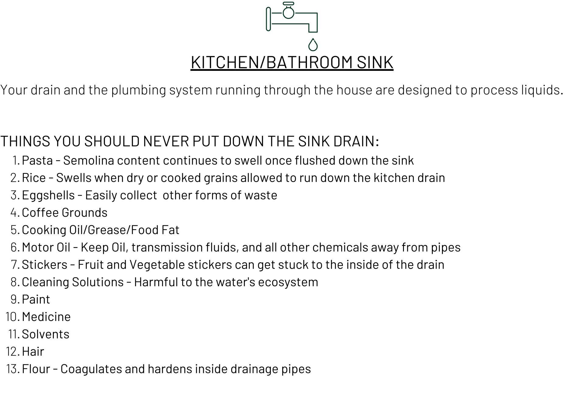 Kitchen/Bathroom Sink