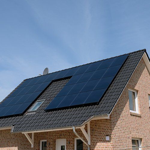 House with Solar Panels on the Roof — Ocean City, MD — Royal Plus Electric House with Solar Panels on the Roof — Ocean City, MD — Royal Plus Electric