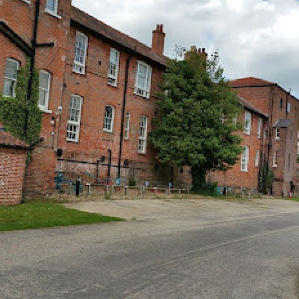 Photo of a brick building