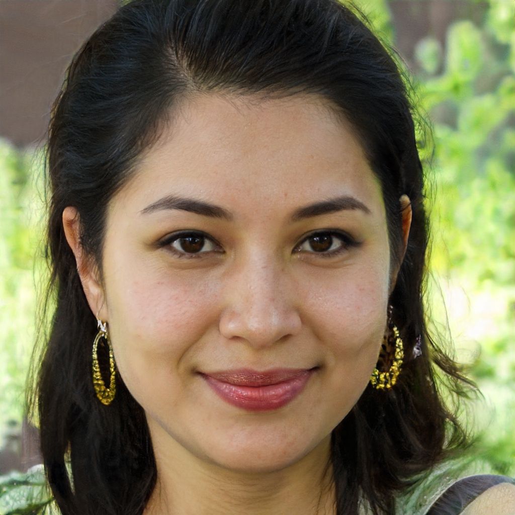 A Lady smiling