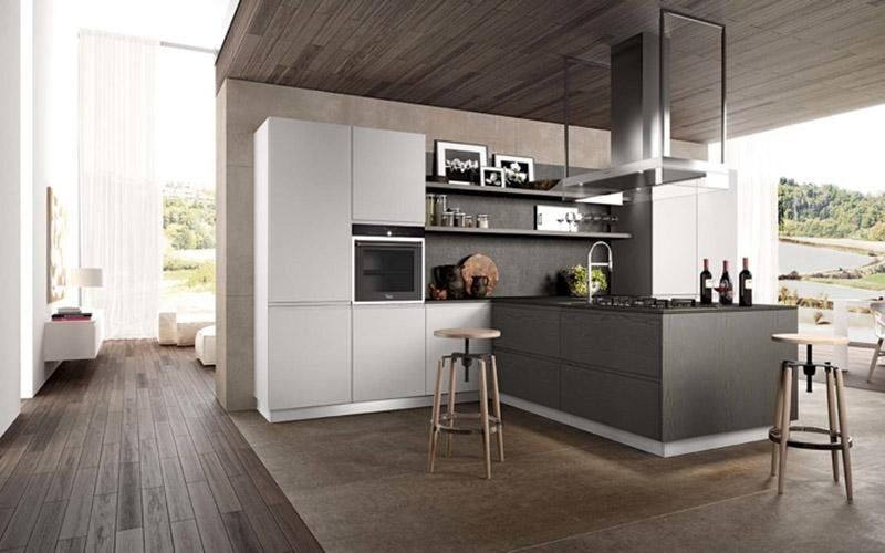 Cucina con forno
