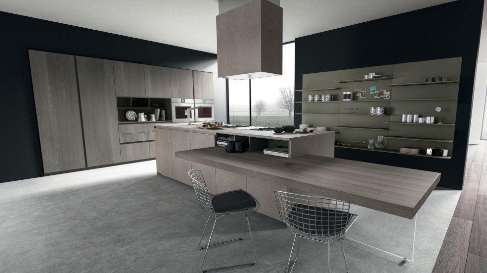 Cucina con cappa