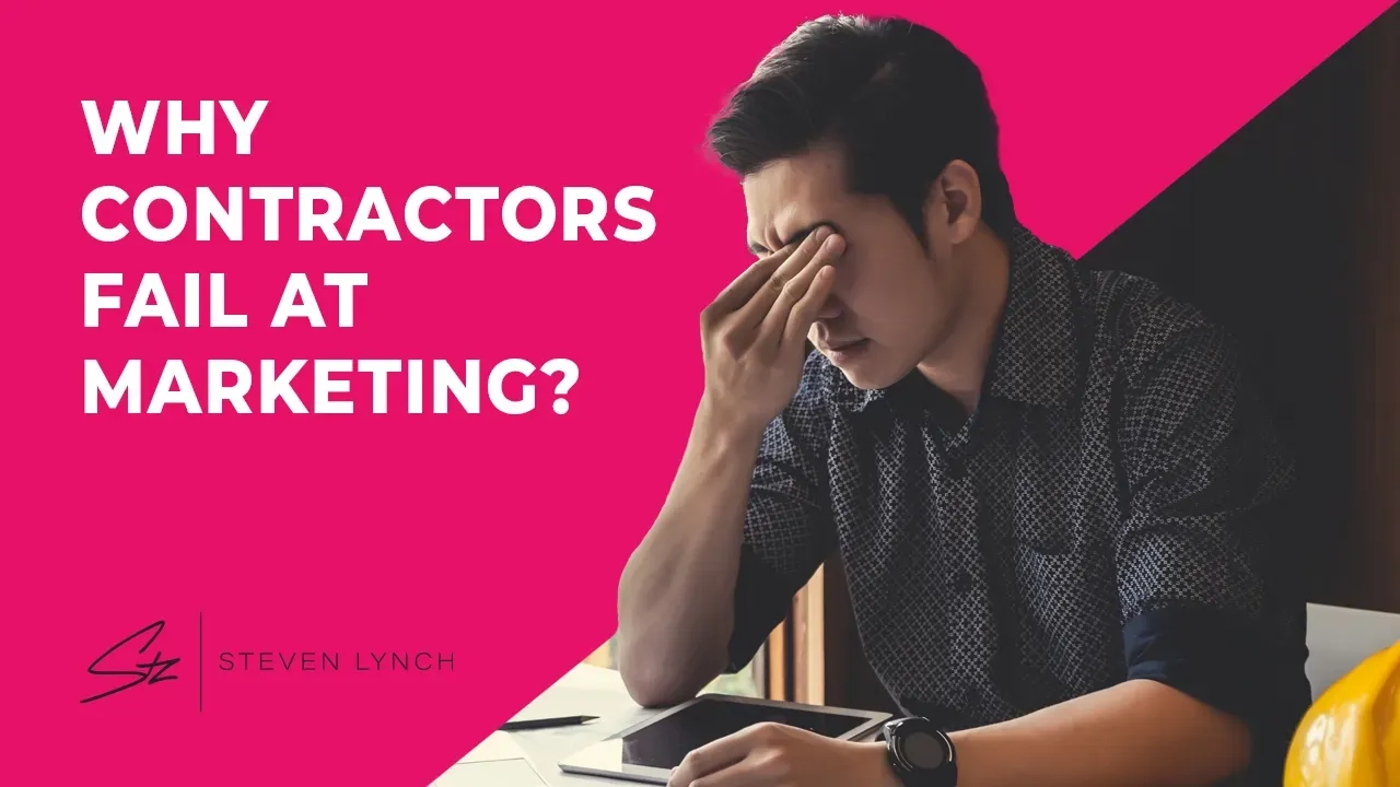 Why Contractors Fail at Marketing. The most common mistakes contractors make when marketing their business. Why Contractors Fail at Marketing. The most common mistakes contractors make when marketing their business.
