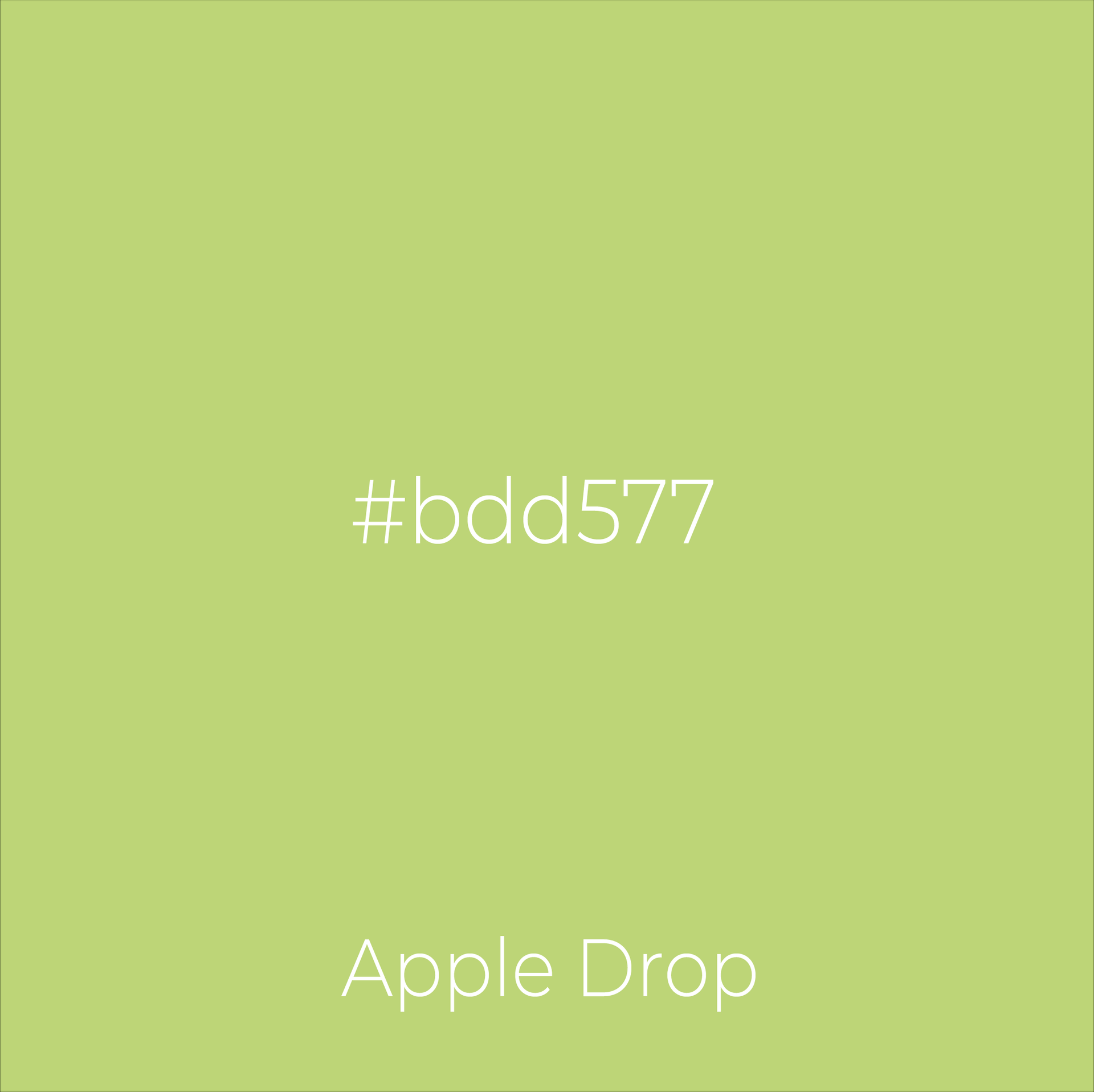 A solid light green color square with the text