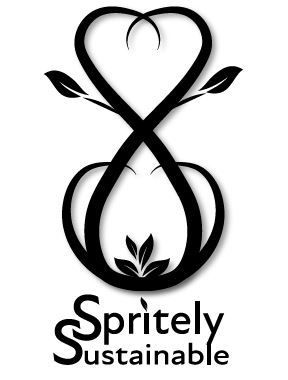 A logo with a stylized infinity symbol made of vines and leaves above the text 