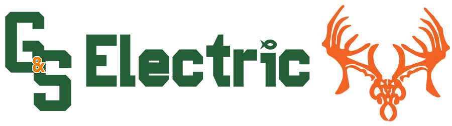 Green "GS Electric" text with a deer head emblem in orange.