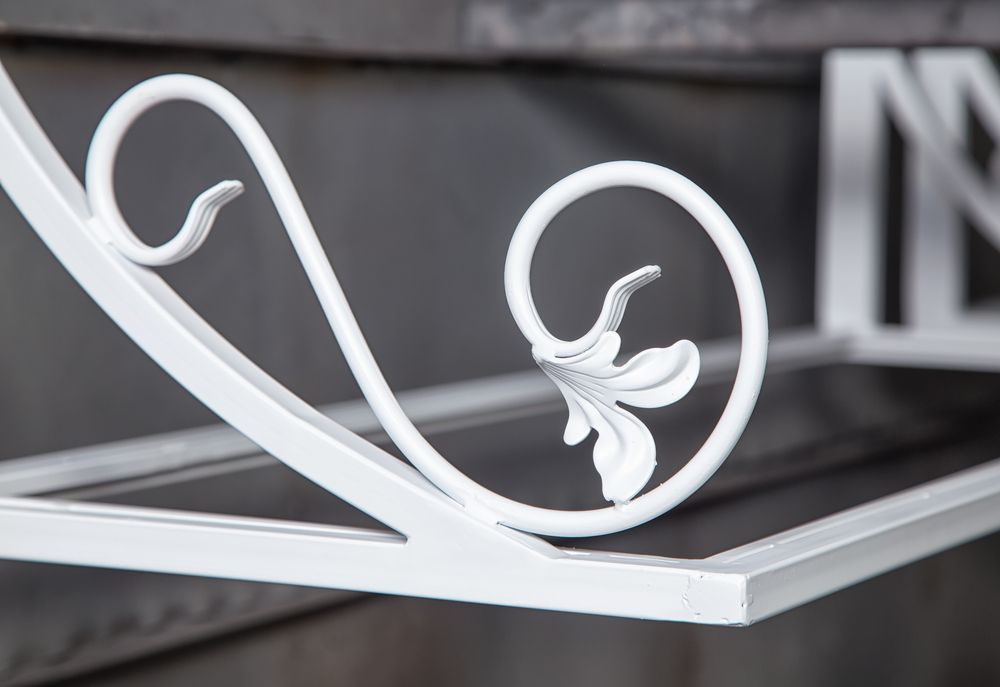 Powder coated iron